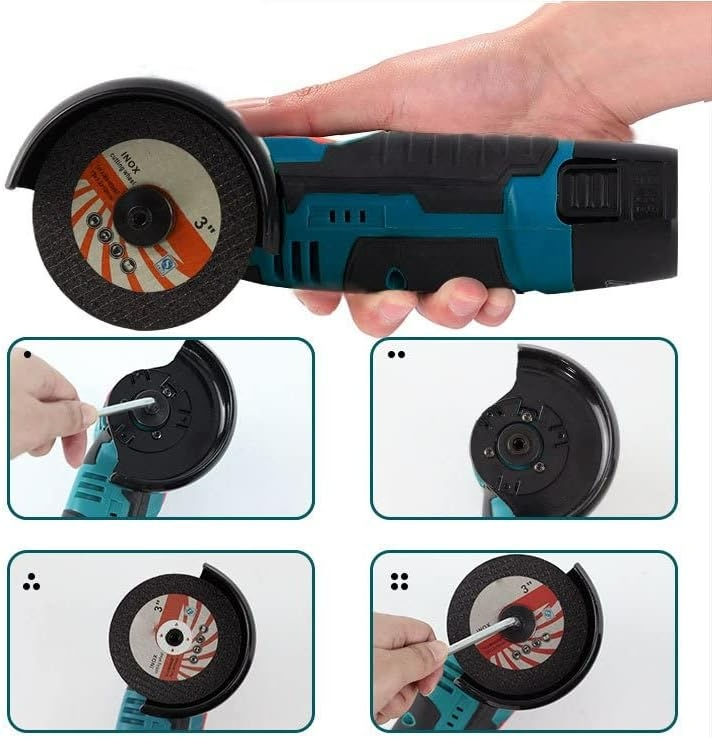 Mini Polizor Unghiular Electric cu Acumulator,Flex Portabil, 12V, Disc 76MM