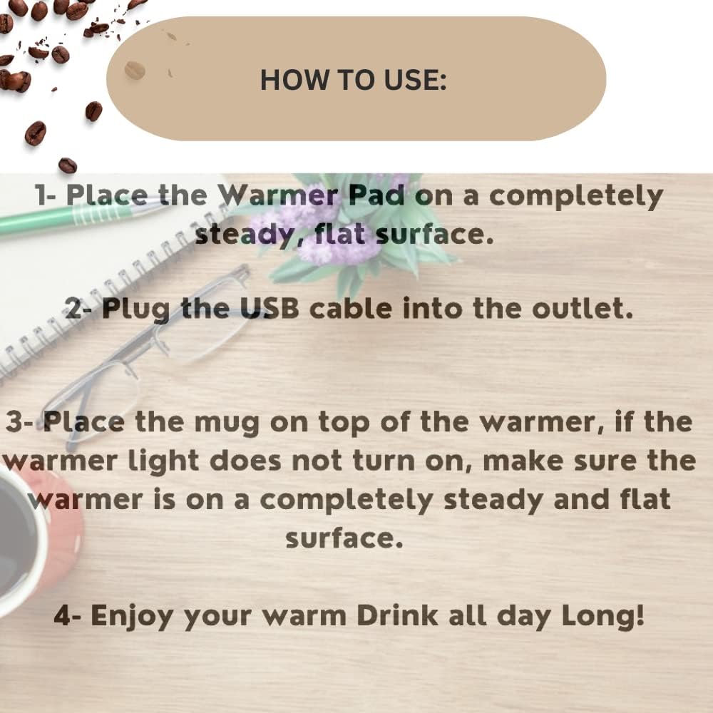 Cana Inteligenta de Cafea din Ceramica, cu Capac si Lingurita, 55 Grade, Controlul Temperaturii