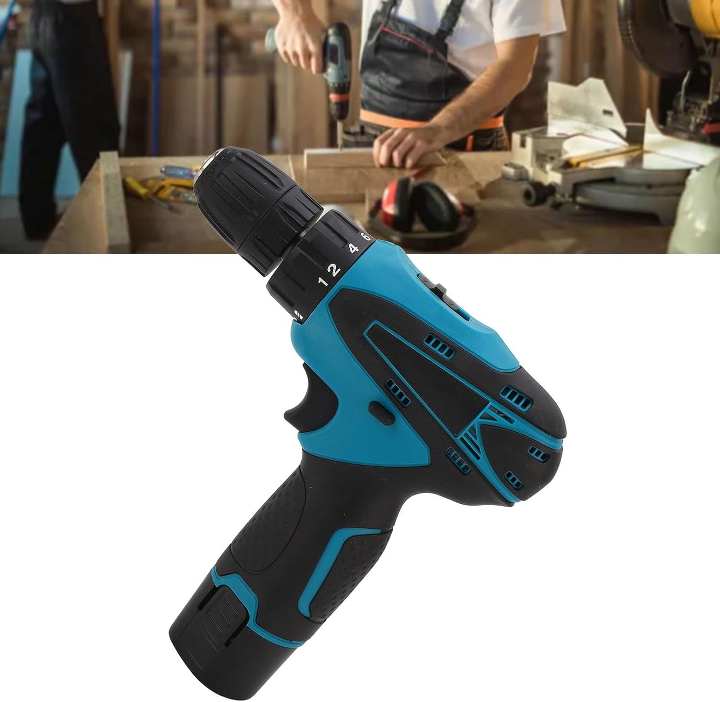 Bormasina Electrica, Cu 2 Acumulatori 12V, 24 Accesorii + Geanta De Transport CADOU