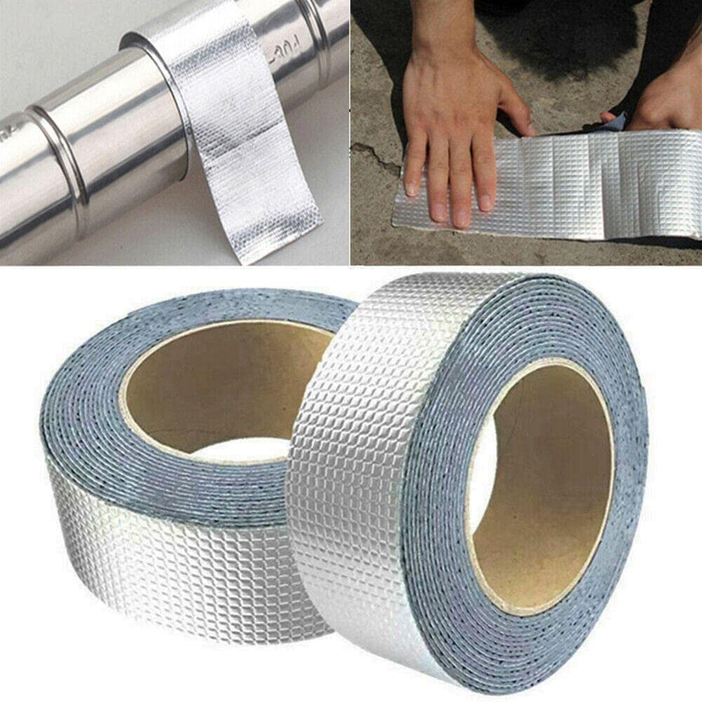 Banda Adeziva Durabila, Rezistenta La Apa si Temperaturi Inalte, Pentru Reparatii si Izolatii, 5 cm x 5 m, 1+1 CADOU