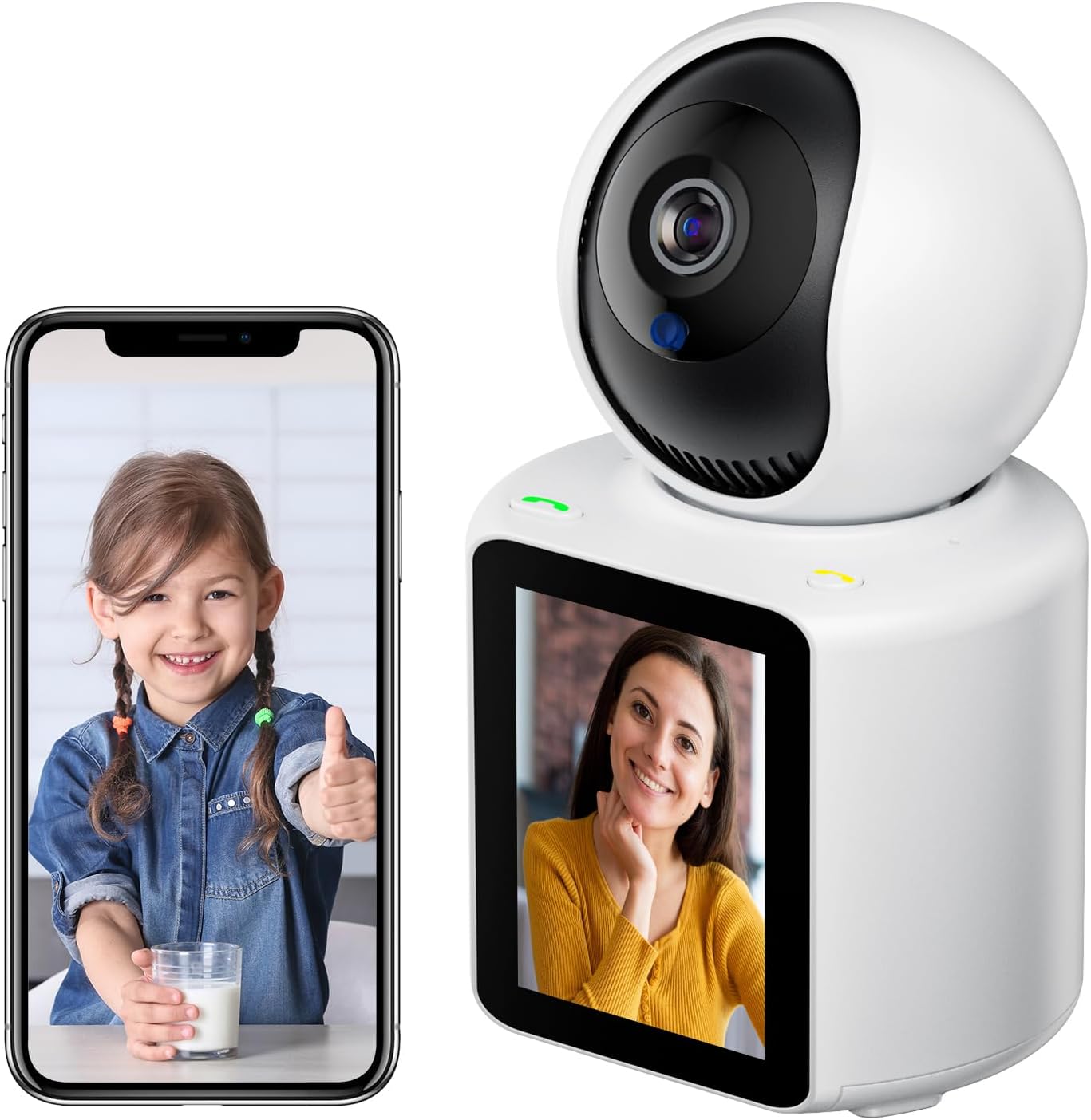 Camera Smart De Supraveghere Full HD, Cu Monitor Video 2.8 inch, Functie Audio, Aplicatie Telefon, Conexiune Wifi, Senzor Detectie Miscare