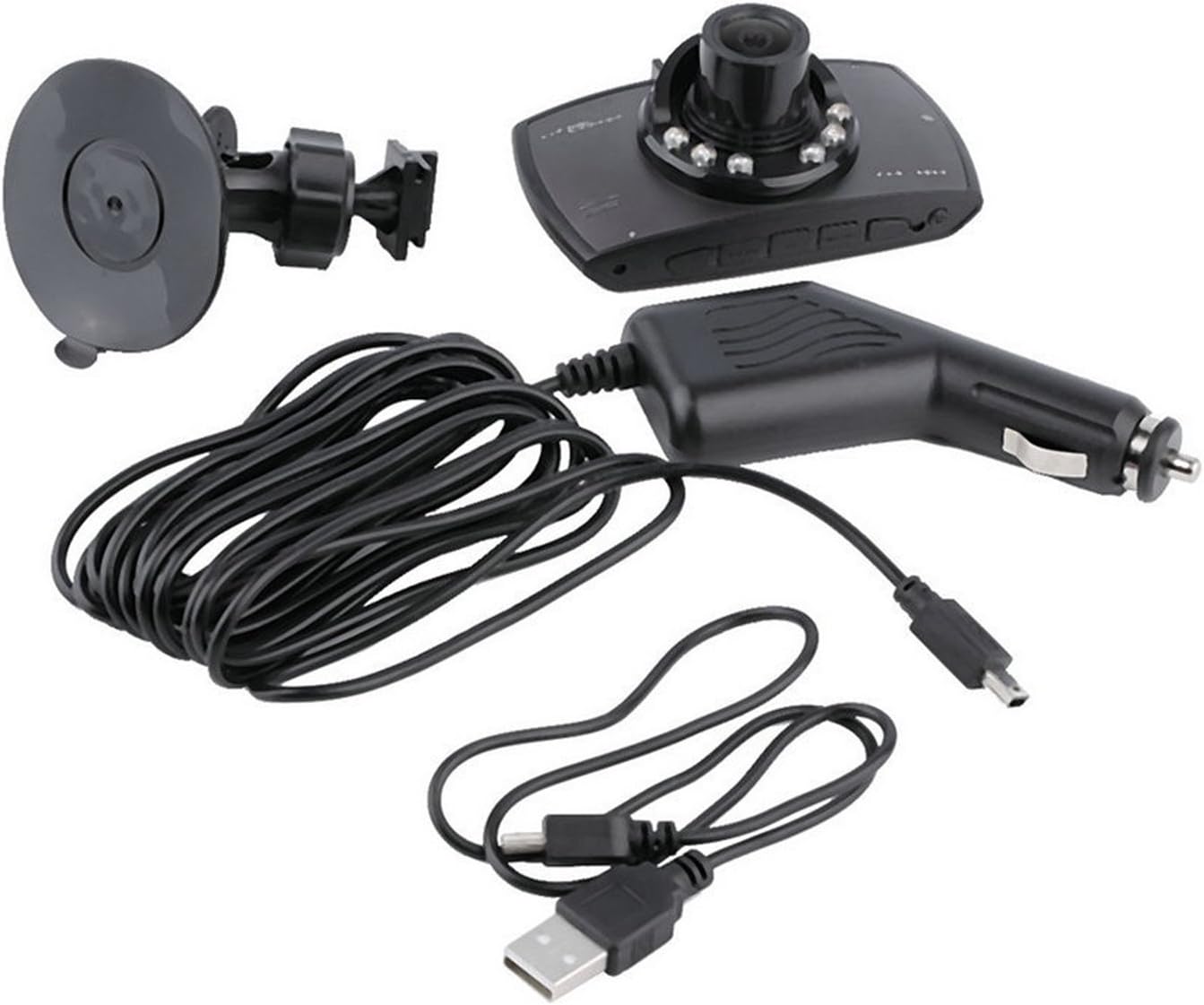 Camera de Bord DVR HD Night Vision, Ecran 2.7 inch, Senzor de miscare + Card 32 GB CADOU
