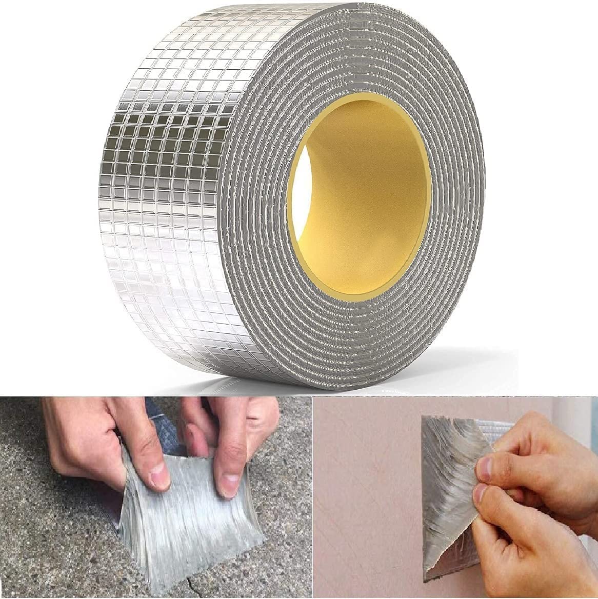 Banda Adeziva Durabila, Rezistenta La Apa si Temperaturi Inalte, Pentru Reparatii si Izolatii, 5 cm x 5 m, 1+1 CADOU