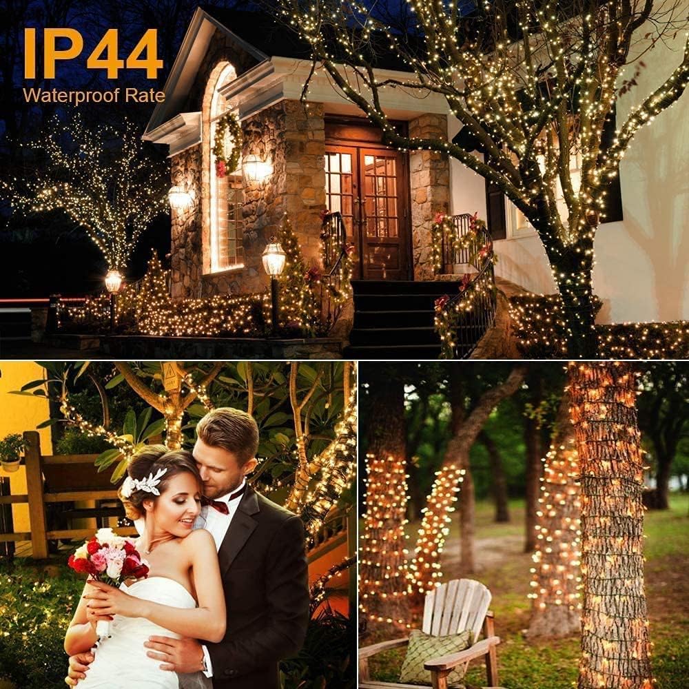 Instalatie De Craciun, Tip Rola, Cu 300 LED-uri Mari, Interior sau Exterior, Rezistenta La Vreme Rea, 30 m, Alb Cald