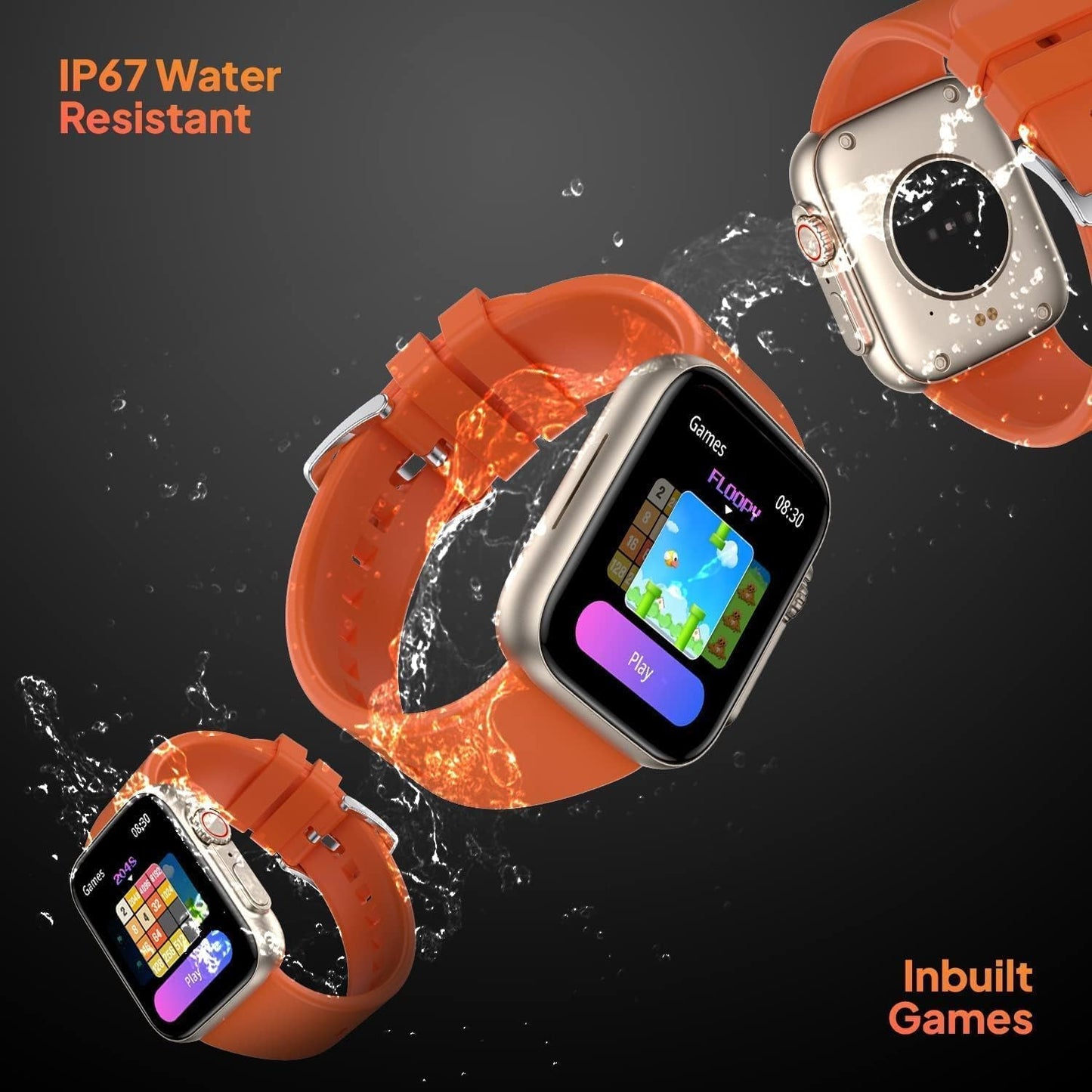 Smartwatch Ultra II, Carcasa Titanium, Incarcare Wireless, Functii Monitorizare Somn, Ritm Cardiac, Exercitii Fizice, Notificari Apeluri, Mesaje, Ecran 2'', Bratara Silicon Inclusa