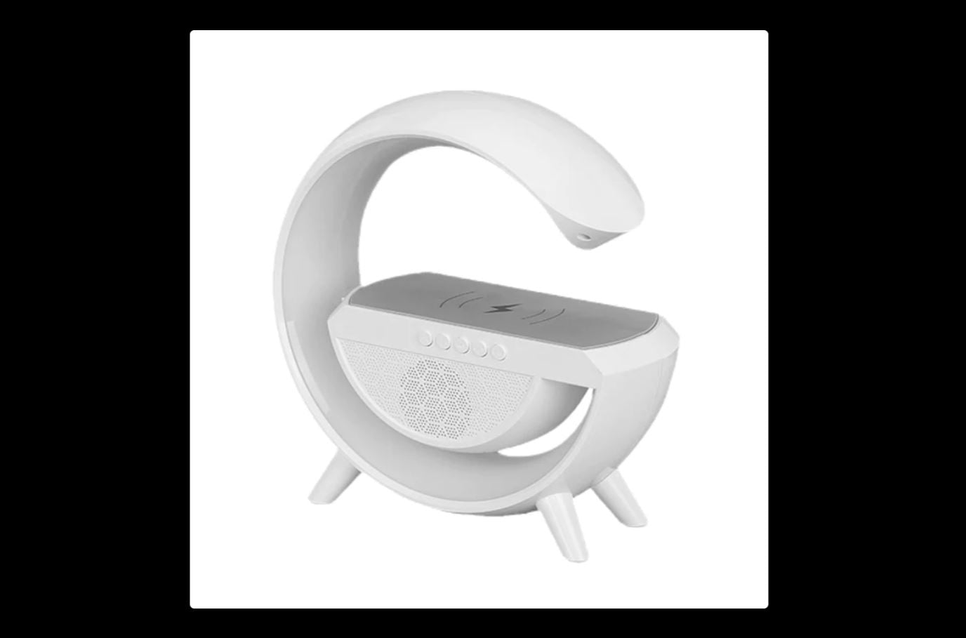 Statie Incarcare Wireless, 3in1, cu Lampa si Boxa Bluetooth