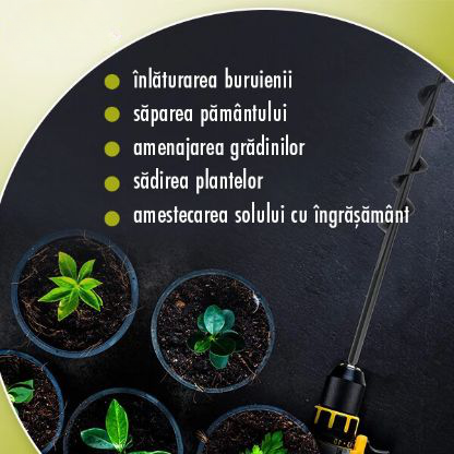 Burghiu De Gradinarit, Se Conecteaza La Bormasina, Sapa Gropi De 17 cm Adancime