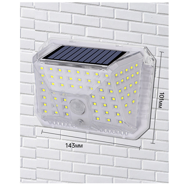Set 4 Lampi Solare 80 LED, Luminozitate Puternica, 3 Moduri de Lumina, Protectie IP66