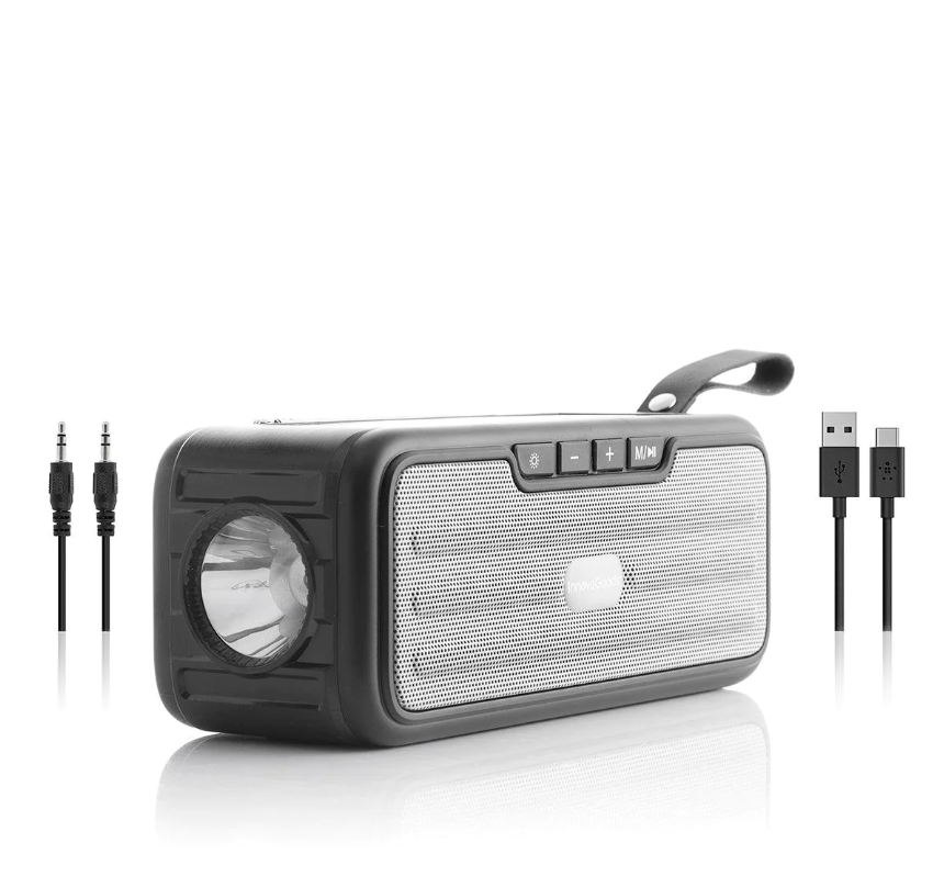Radio Solar Portabil Cu Incarcare Solara Si Lanternă LED, Baterie 1200mAh, Functii Multiple