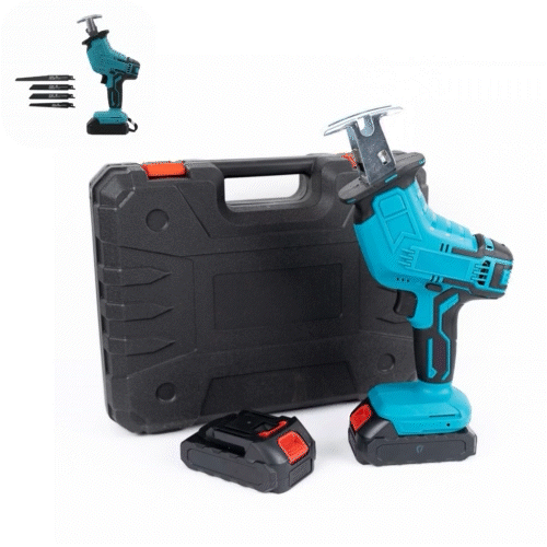Fierastrau Tip Sabie ExpertGarden®, Pe Acumulatori 24V, 3000 RPM, 4 Lame, Geanta De Plastic Inclusa