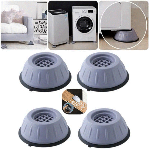 1+1 GRATIS Set 4 Piese Antiderapante & Anti-zgomot Pentru Masina De Spalat
