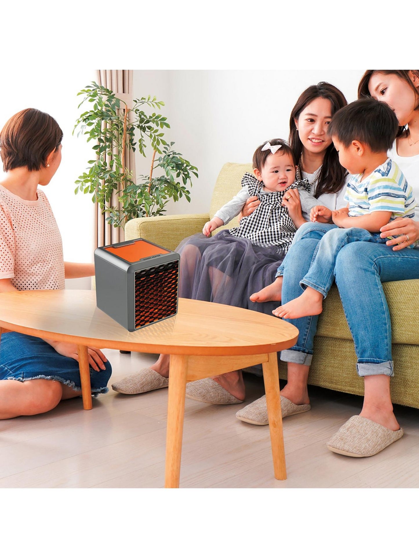 Aeroterma Cu 3 Trepte De Viteza, Lumina Ambientala, Putere Mare, 1500W