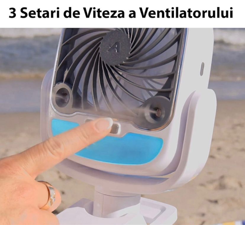 PACHET PROMO: Piscina Gonflabila Premium 115x 82x 33 cm + Cadita Gonflabila Bebelusi 0–36 luni + Pompa Electrica+Ventilator Arctic Cool