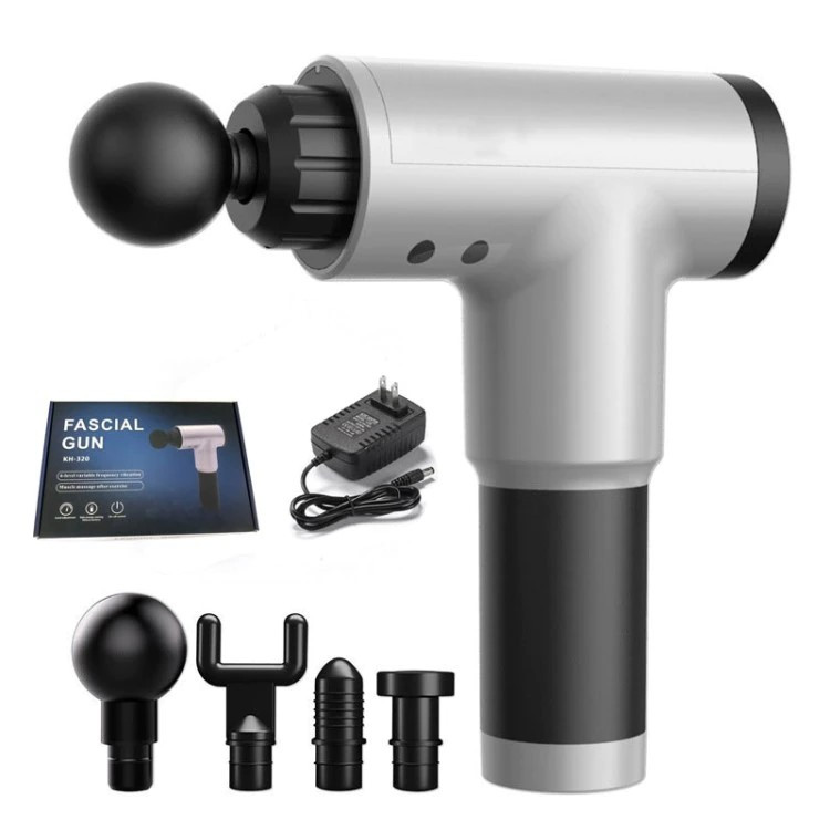 Aparat de masaj Relaxing Fit PRO cu 4 capete interschimbabile, 6 trepte de viteza, Acumulator Li-Ion