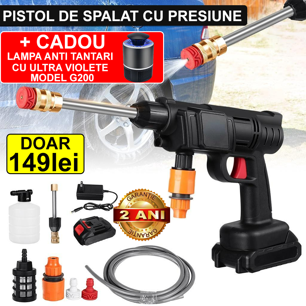 Aparat De Spalat Cu Presiune, Functionare Cu Acumulator 48V