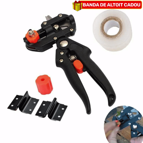 REDUCERE: Cleste Profesional Pentru Altoit Pomi, Cu 3 Lame + Banda Pentru Altoit CADOU