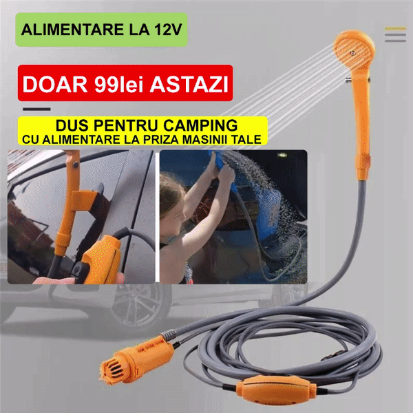 Dus Auto Electric, Pentru Camping, Conectare La Priza 12V, Cablu Cu Lungime De 5m