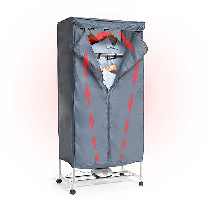Uscator De Rufe Electric, Tip Dulap, Pompa De Caldura Inclusa, Setare Temperatura, 10 kg Capacitate, Roti Incluse