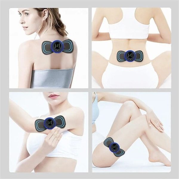 Mini Aparat De Masaj Cervical, Cu Impulsuri Electromagnectice, 5 Moduri De Masaj Si Timmer
