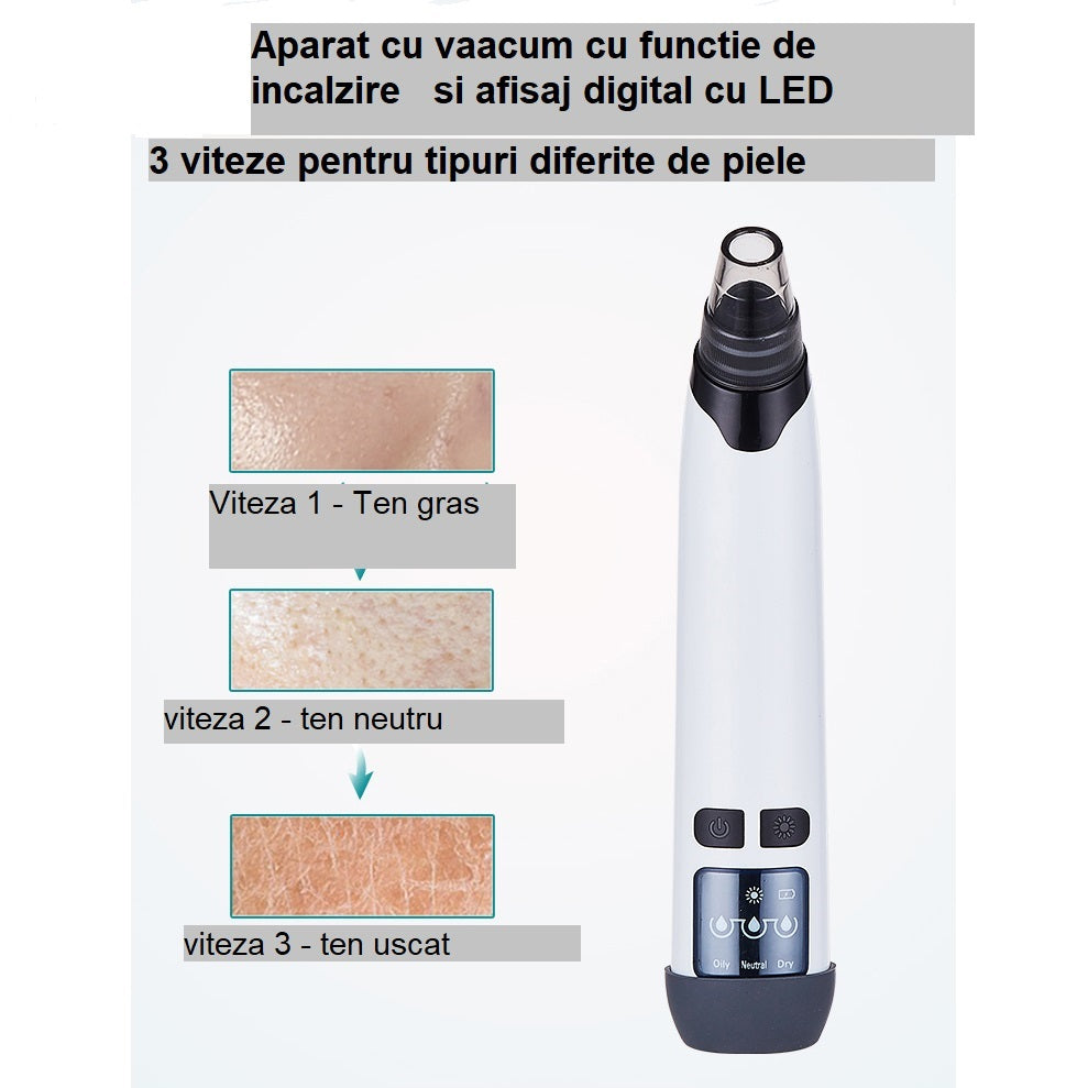 Aparat Pentru Curatat Puncte Negre, Cu Functie De Caldura