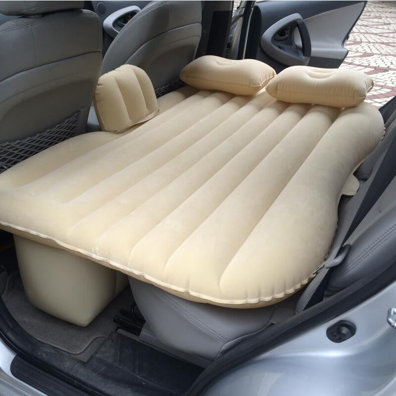 🔥LICHIDARE DE STOC🔥Saltea Gonflabila Pentru Masina, Usor De Umflat, 2 Perne Incluse + CADOU Pompa De Umflat