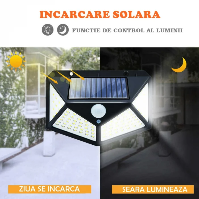 ✨ Pachet Premium: 8 Lămpi Solare cu 100 LED-uri – Iluminare Puternică pentru Curtea Ta! 🌞💡