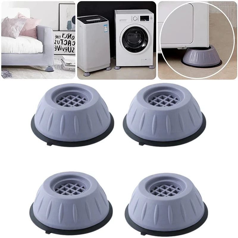 1+1 GRATIS Set 4 Piese Antiderapante & Anti-zgomot Pentru Masina De Spalat