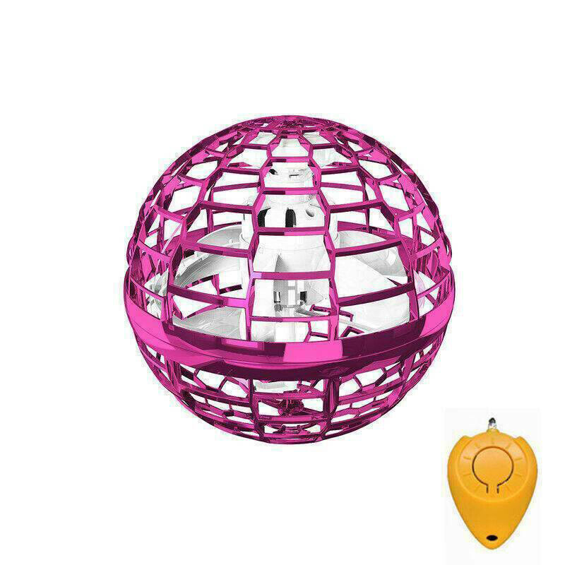 Minge Zburatoare cu LED-uri, tip OZN/ Drona, incarcare cu USB