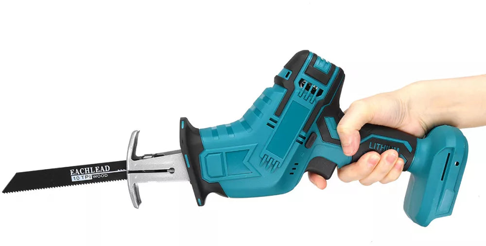 Fierastrau Tip Sabie ExpertGarden®, Pe Acumulatori 24V, 3000 RPM, 4 Lame, Geanta De Plastic Inclusa