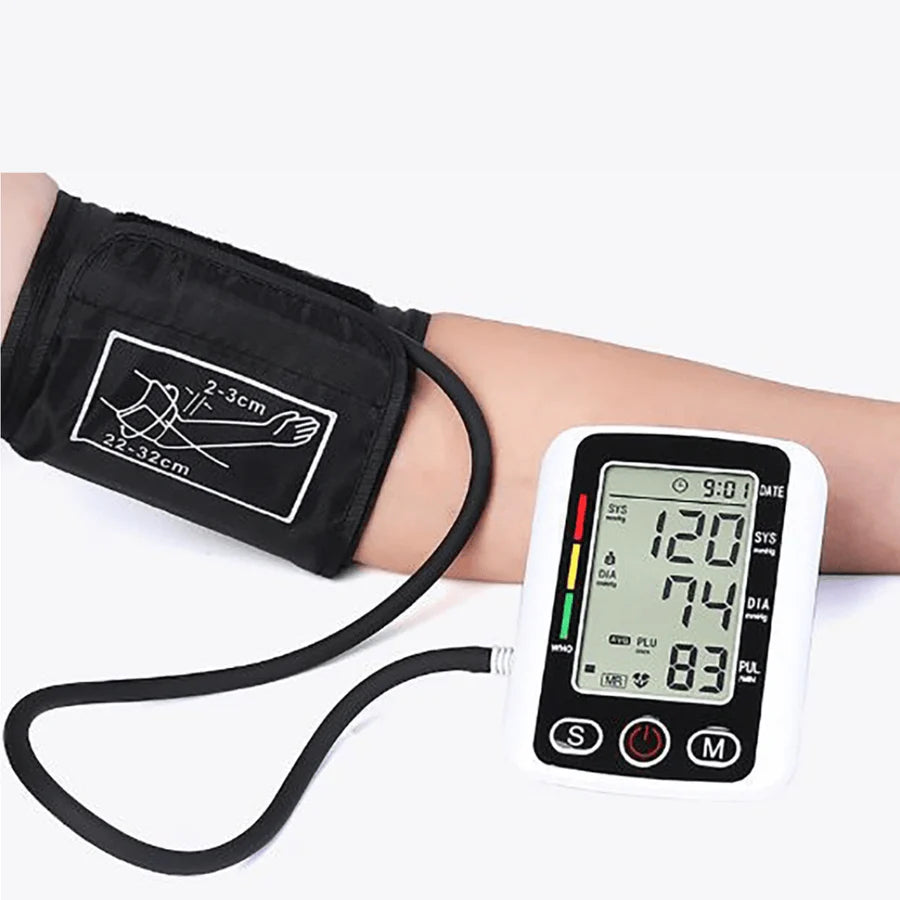Tensiometru Electronic De Brat, Display LCD, Masurare Rapida, Functionare Cu Baterii