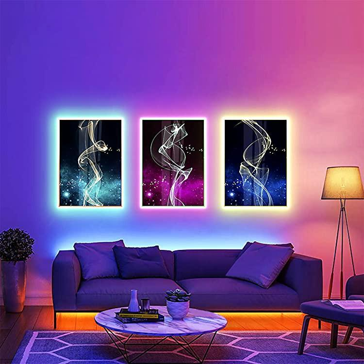 1+1 Cadou Banda LED Multicolora, Cu Telecomanda Si Transformator, 300 LED, 10 m Lungime