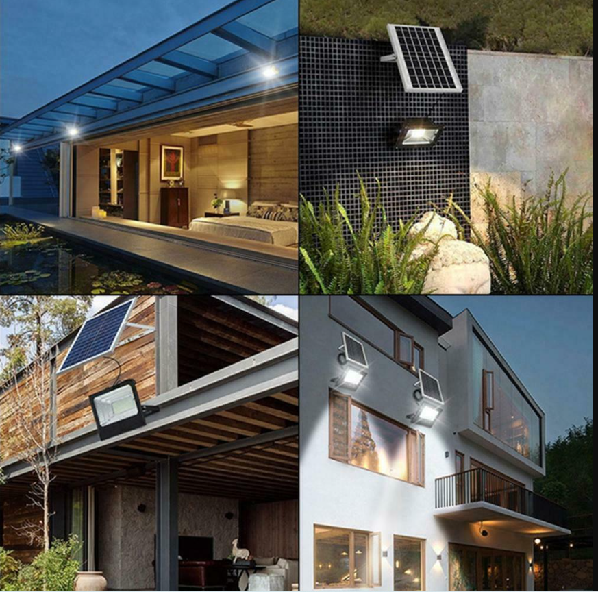 PACHET PROMOTIONAL: Proiector Puternic Si Rezistent La Apa IP66 VELORA 200W + Panou Solar + Telecomanda Si Accesorii,Incarcare Rapida + Accesorii+ Lampa Solara 100x Led CADOU
