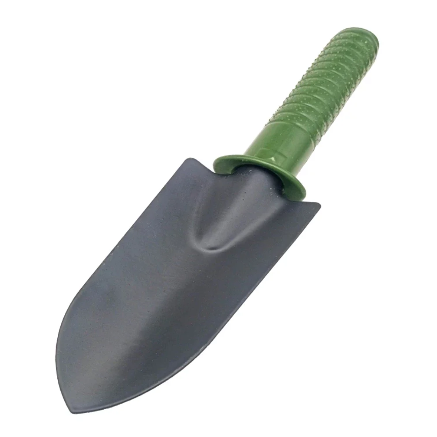 Set De 4 Instrumente Pentru Gradinarit, Doua Mini Lopeti, Un Mini Cultivator Si Un Dispozitiv Pentru Gaurit, Metal