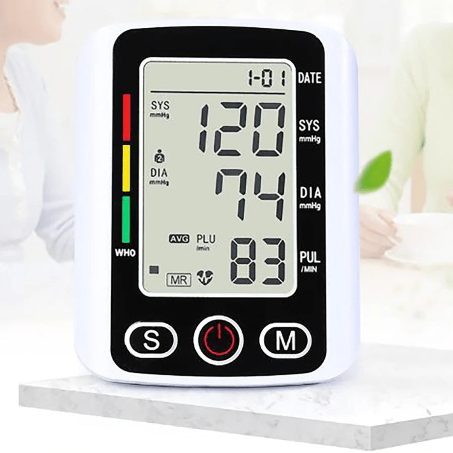 Tensiometru Electronic De Brat, Display LCD, Masurare Rapida, Functionare Cu Baterii