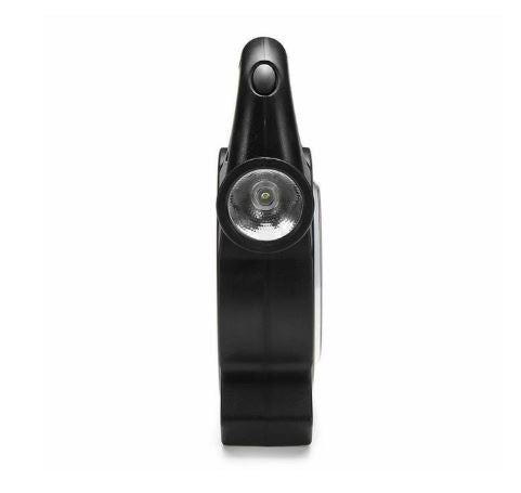 Lanterna Pentru Camping, LED 10W, Incarcare solara, USB Power Bank, Negru