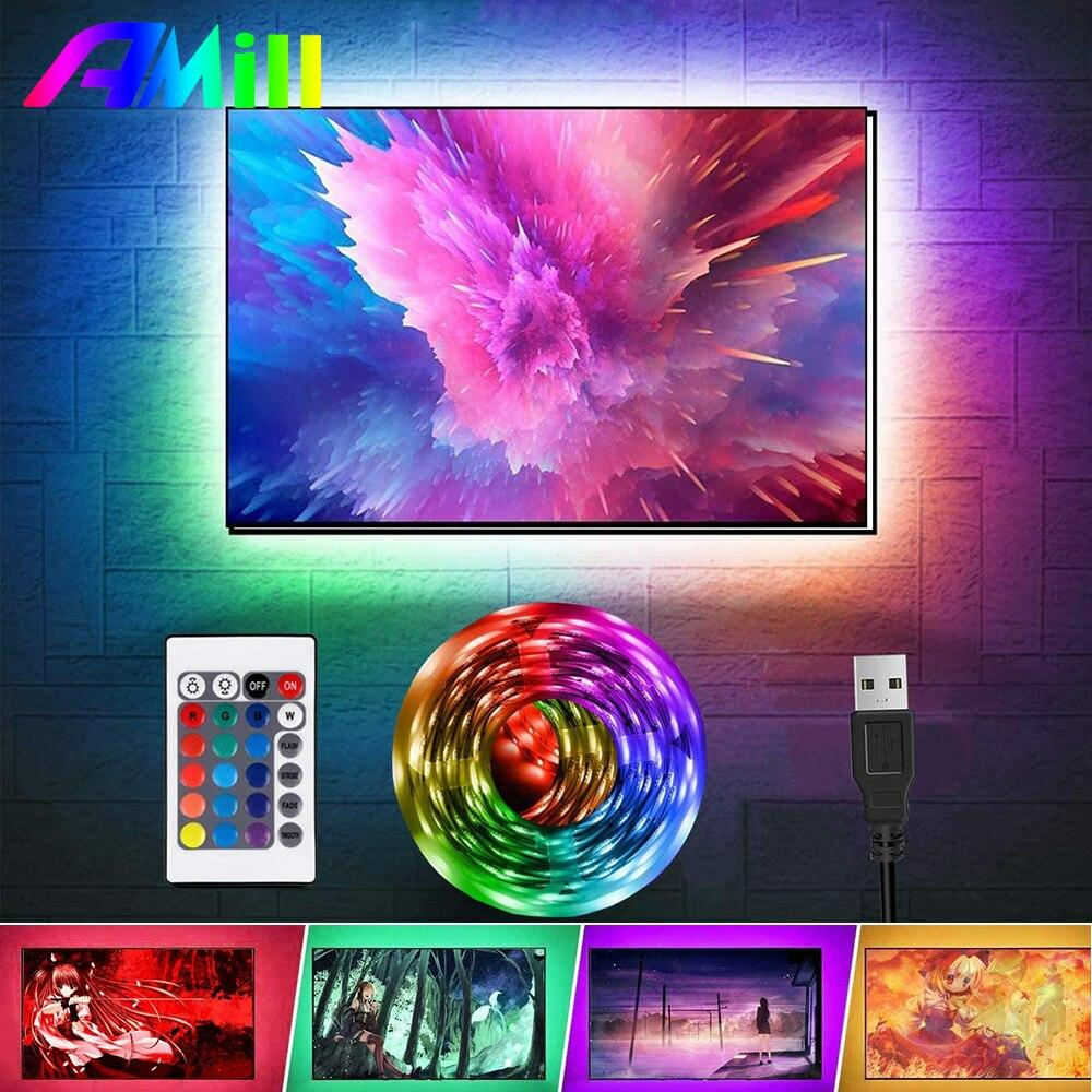 1+1 Cadou Banda LED Multicolora, Cu Telecomanda Si Transformator, 300 LED, 10 m Lungime