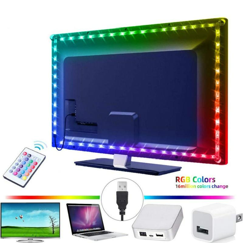 1+1 Cadou Banda LED Multicolora, Cu Telecomanda Si Transformator, 300 LED, 10 m Lungime