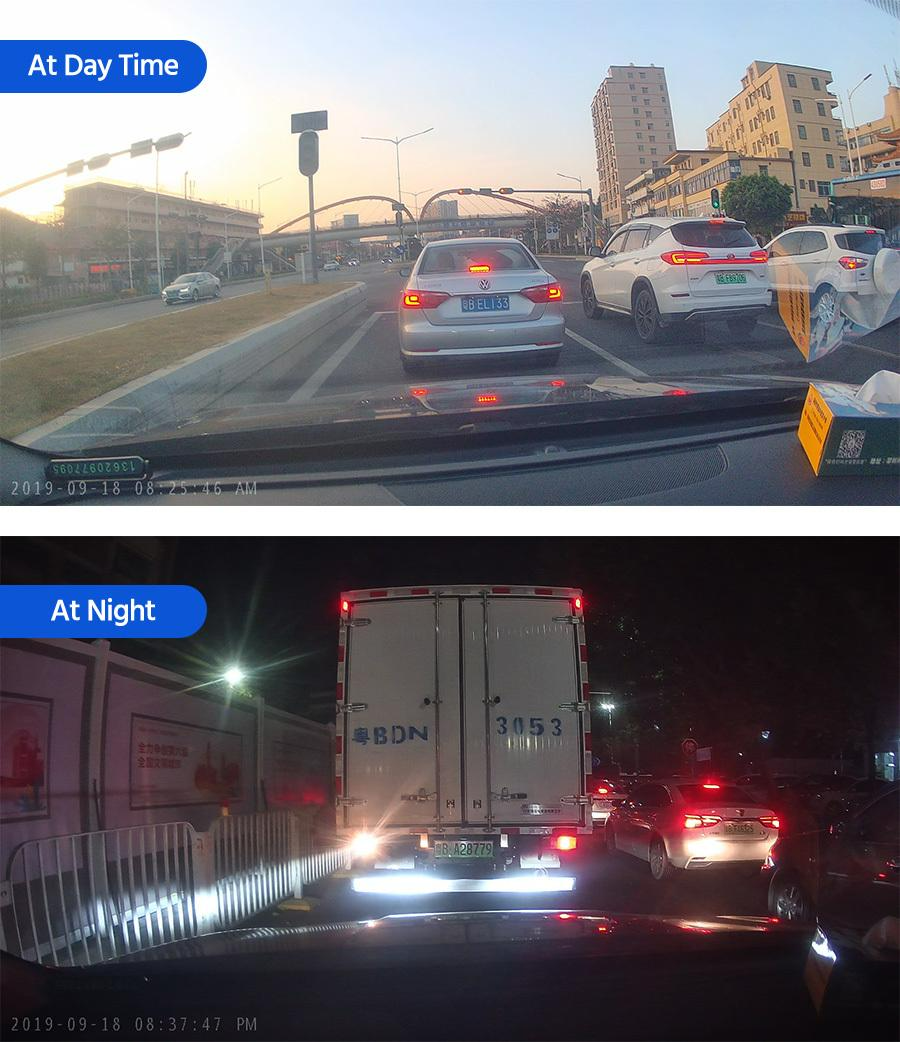 Oglinda Retrovizoare Cu Camera Video DVR Fata-Spate Pentru Monitorizare Trafic Full HD Cu G-Senzor Si Ecran 4.3 Inch