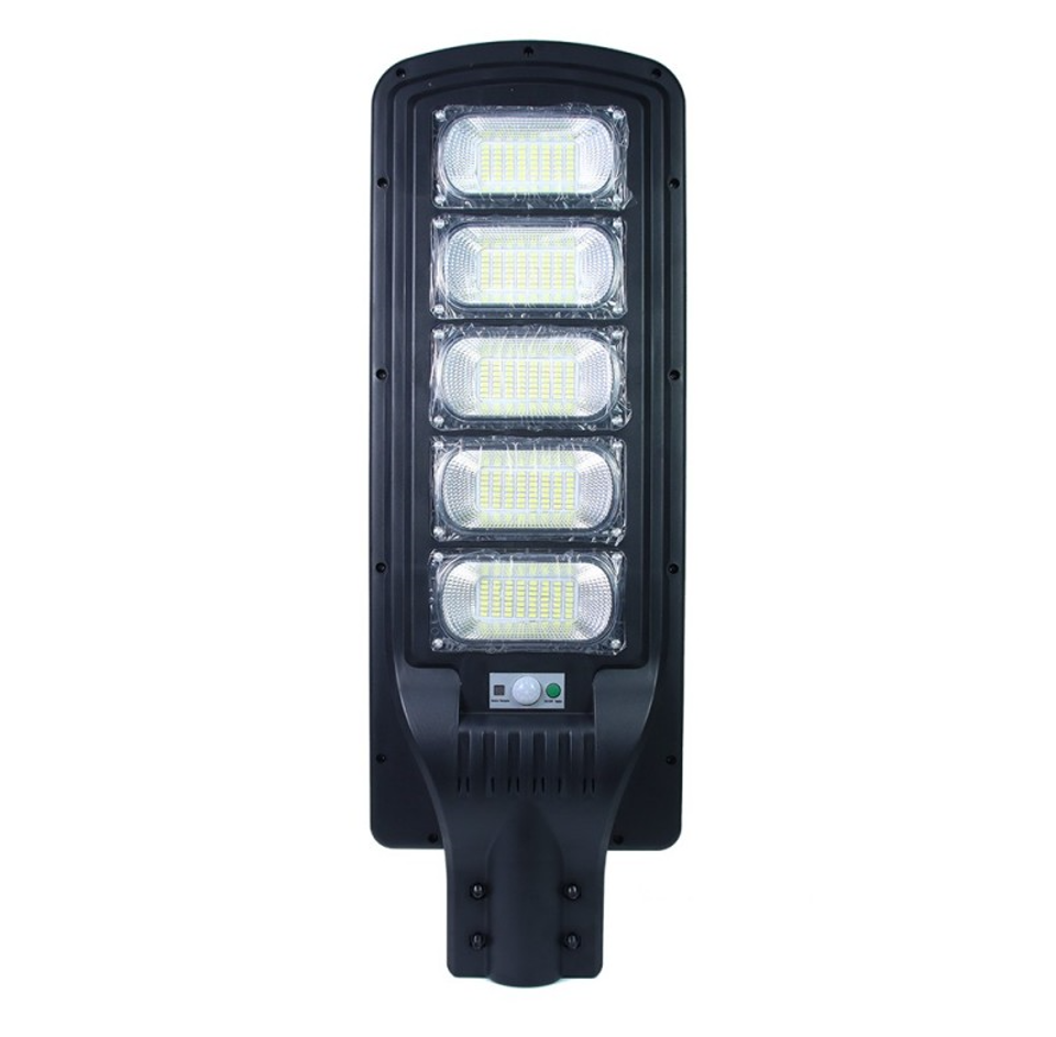 Lampa Solara Stradala, Cu Suport Metalic, Iluminare Puternica, Control Din Telecomanda