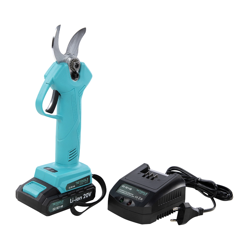 Foarfeca Electrica De Gradina ExpertGarden®, Cu 2 Acumulatori De 24V, Maner Ergonomic, Geanta De Transport Inclusa
