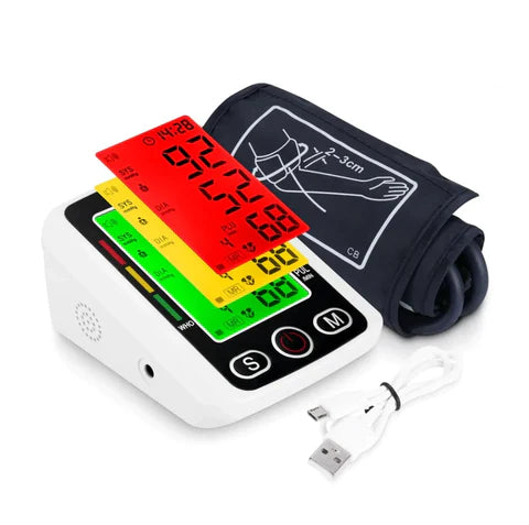 Tensiometru Electronic De Brat, Display LCD, Masurare Rapida, Functionare Cu Baterii