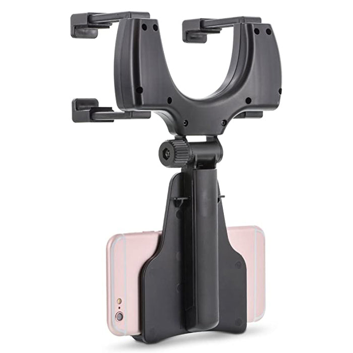Suport Pentru Telefon Cu Prindere Pe Oglinda Retrovizoare, Reglabil La 360 De Grade