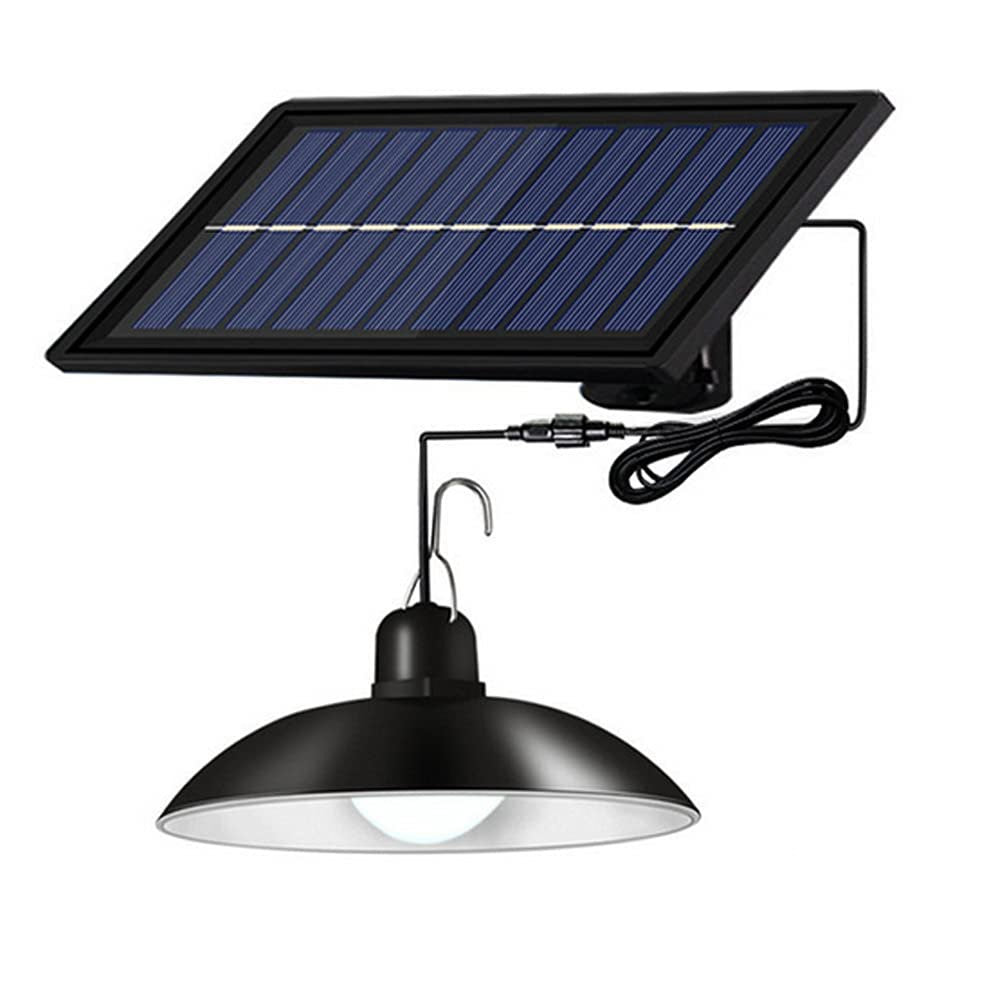 Lampa Suspendata Cu Incarcare Solara, Reglare Intensitate Lumina, Control Prin Telecomanda, Lumina Alb Rece