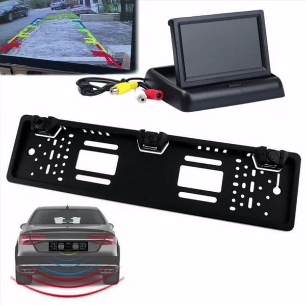 Suport Numar Auto Cu Camera Marsarier + Monitor Color 4.3 Inch, Rezolutie 480 x 272
