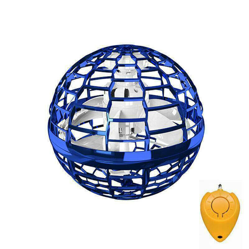 Minge Zburatoare cu LED-uri, tip OZN/ Drona, incarcare cu USB