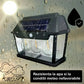 Lampa Solara De Perete Cu 3 Becuri LED, Cu Senzor de Miscare si Lumina, 3 Moduri de Iluminare, Rezistenta la Apa