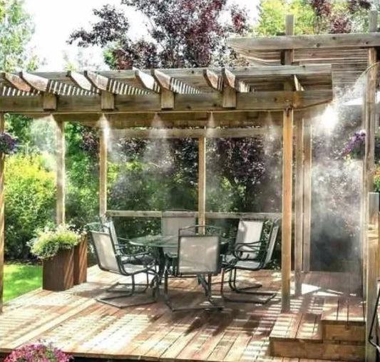 1+1 GRATIS: Sistem Racire Terasa si Gradina, Cu Vapori de Apa, 20 m Lungime