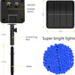 Instalatie De Craciun, Cu Incarcare Solara, 100 LED, Albastru, 10m, 1+1 CADOU