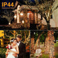 1+1 GRATIS:Instalatie De Craciun, Tip Rola, Cu 500 LED-uri Mari, Interior sau Exterior, Rezistenta La Vreme Rea, 50 m, Alb Cald