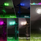 Lampa Solara RGB cu LED-uri Colorate, Panou Solar, Sistem de Prindere, 7 Culori, Pornire si  Oprire Automata